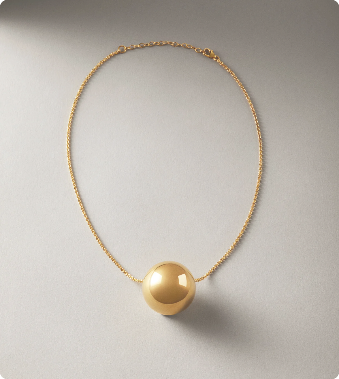 SPHERE NECKLACE GOLD