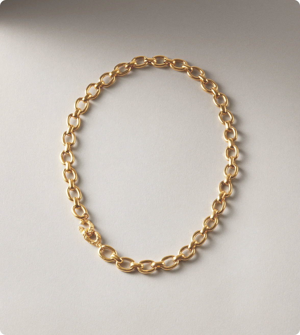 LOOP NECKLACE GOLD